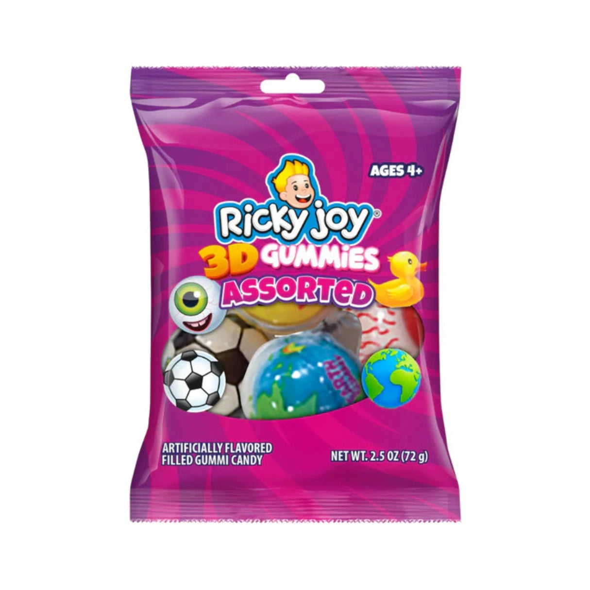 Ricky Joy 3D Gummies Assorted 2.5oz - 48ct – I Got Your Candy
