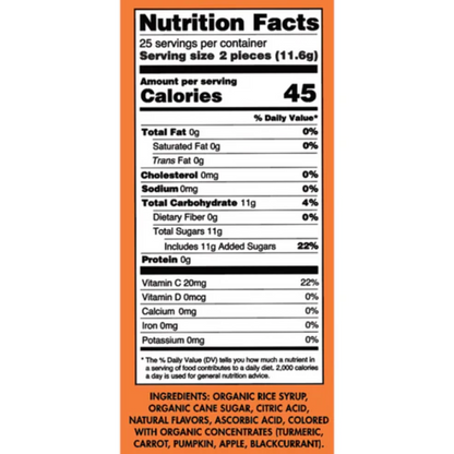 Dole Organic Lollipops 50 pops - 6ct