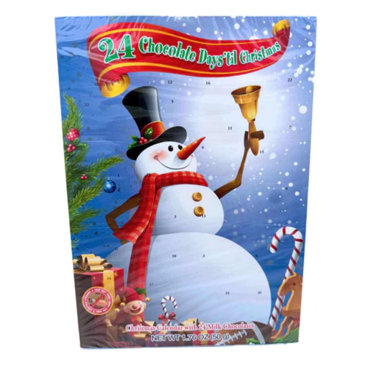 Albert's Advent Calendar With Chocolate 1.76oz - 24ct