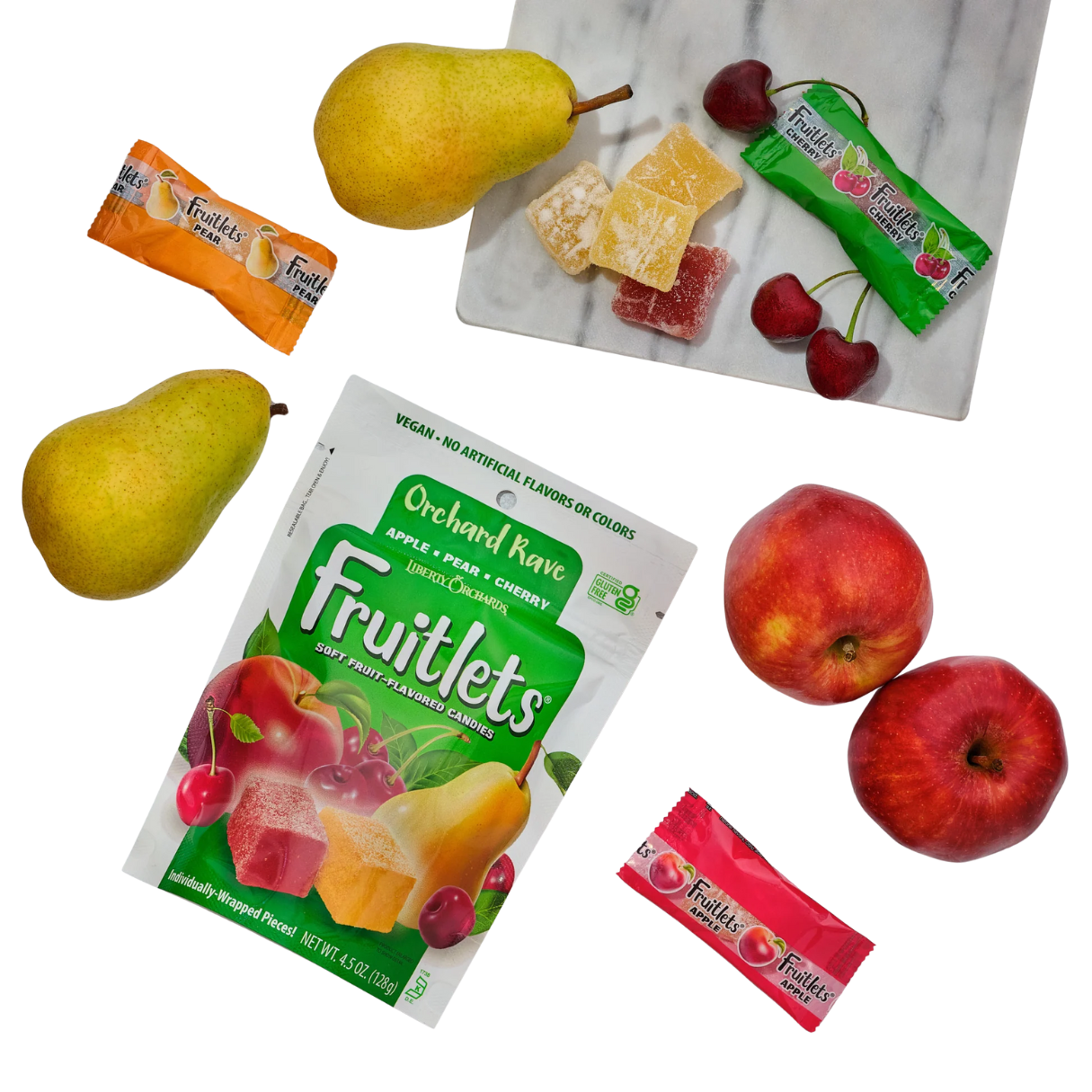 Liberty Orchards Orchard Rave Fruitlets Peg Bag 4.5oz - 9ct