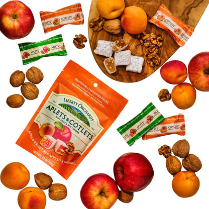 Liberty Orchards Aplets & Cotlets Peg Bag 4.5oz - 9ct