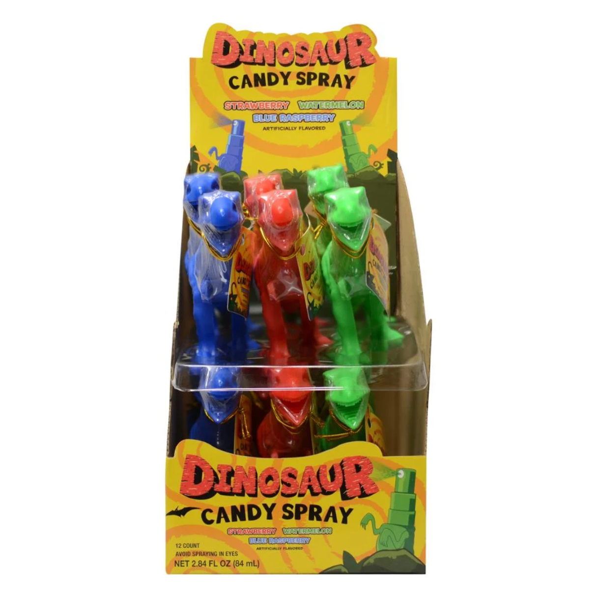 Koko's Pop Dinosaur Candy Spray .23oz - 12ct