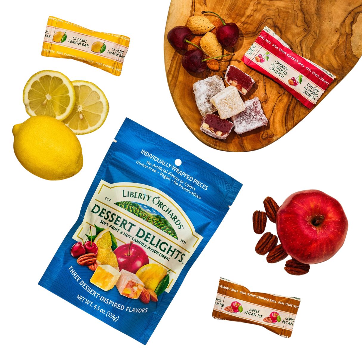 Liberty Orchards Dessert Delights Peg Bag 4.5oz - 9ct