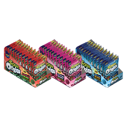 Kato Mito Sour Oozies Blue Raspberry Peg Bag 80g 12ct
