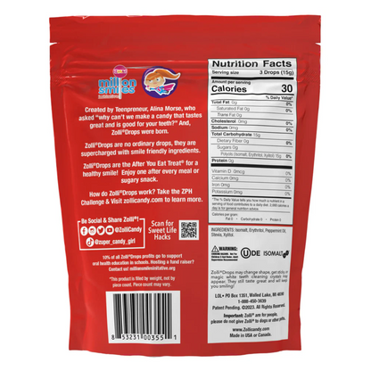 Zolli Drops Peppermint 3oz - 24ct