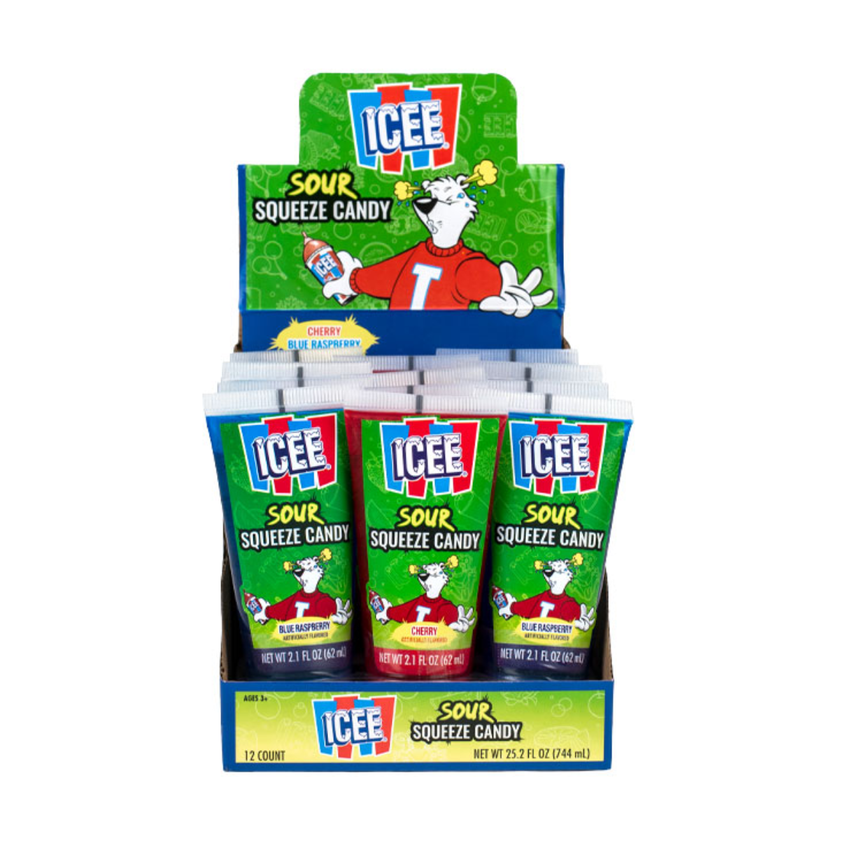 Koko's Icee Sour Squeeze Candy 2.1oz - 12ct
