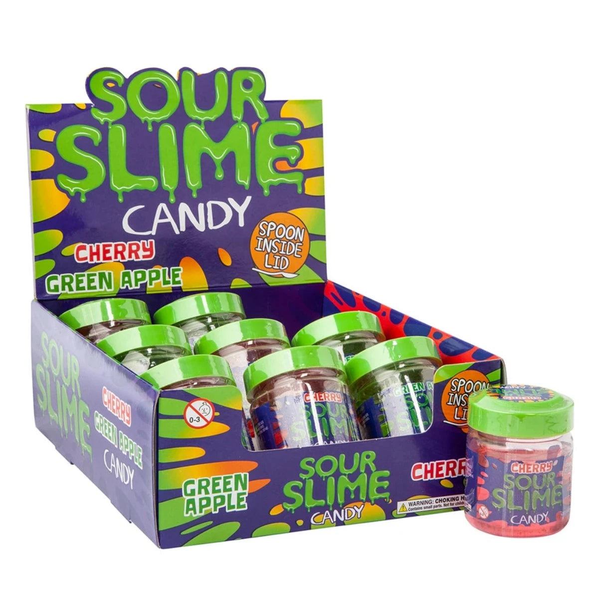 Boston America Sour Slime Candy 3.5oz - 9ct