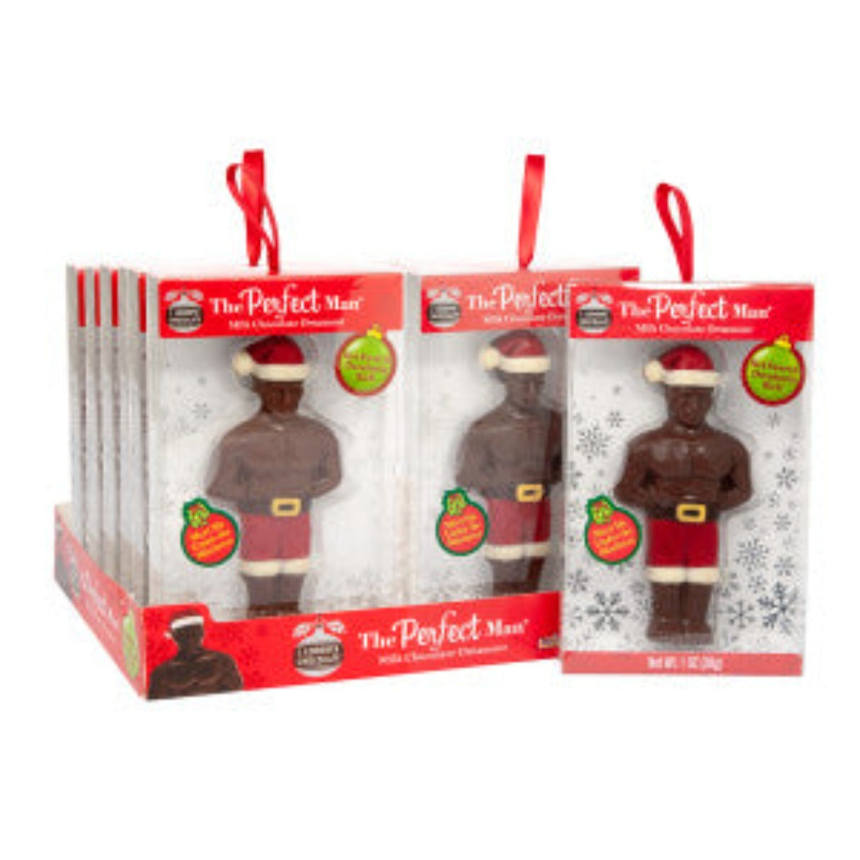 The Perfect Man Milk Chocolate Ornament 1oz - 12ct