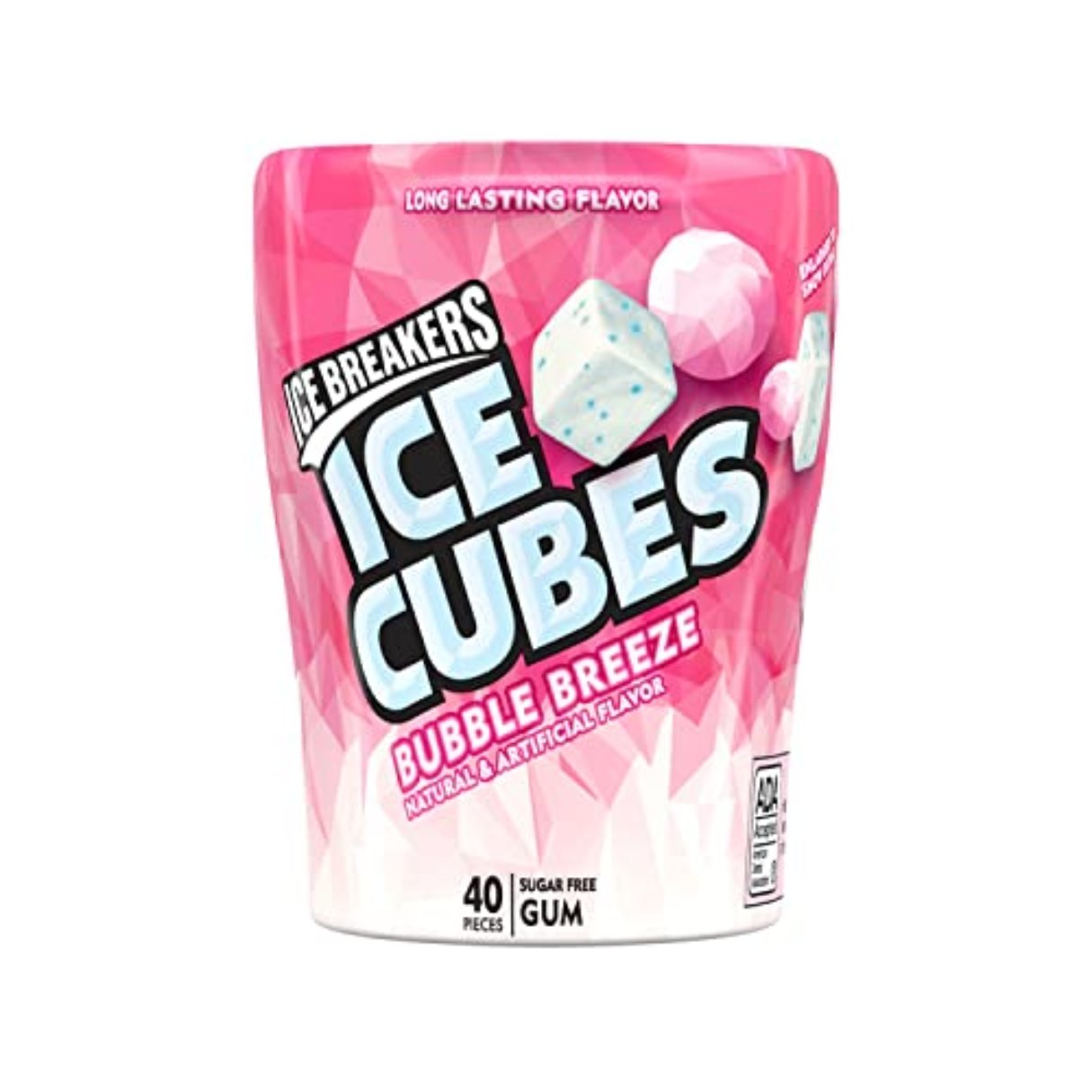 Ice Breakers Ice Cubes Bubble Breeze Sugarfree Gum 3.24oz - 6ct