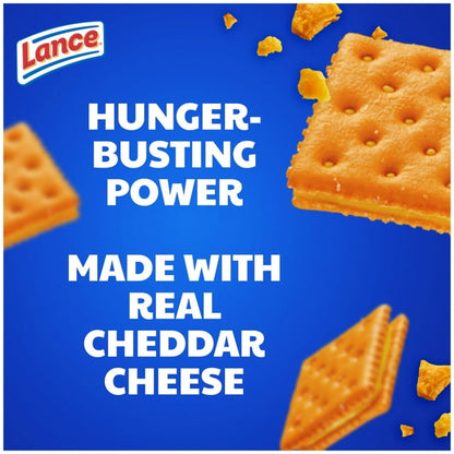 Lance Sandwich Crackers ToastChee Cheddar 1.41oz - 20ct