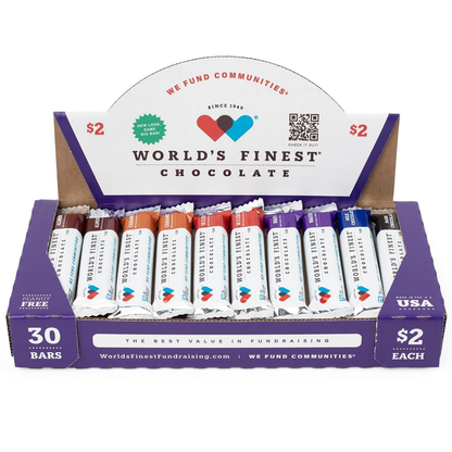 World's Finest Assorted Chocolate Bars  1.3oz - 40ct