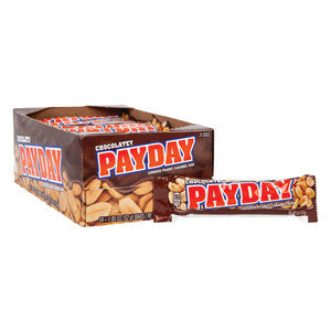 Payday Chocolate Bars King Size 1.85oz - 18/Box