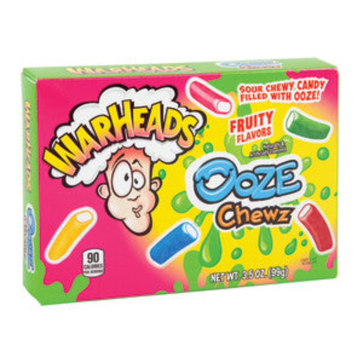 War Heads Ooze Chews Box 3.5oz - 12ct