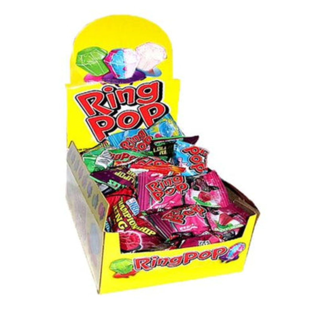 Bazooka Ring Pops .5oz - 24ct