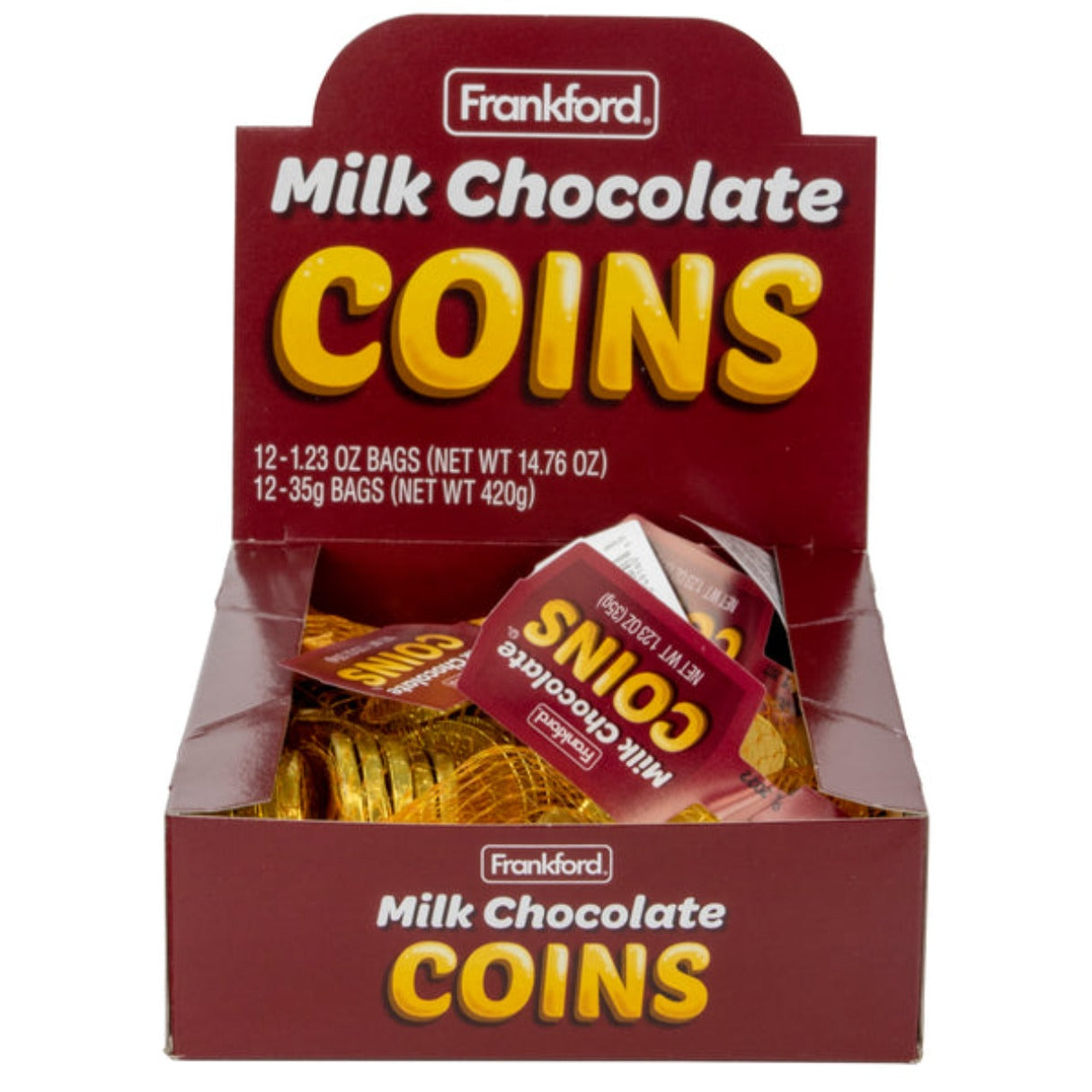 Frankford Milk Chocolate Gold Coins  1.23oz - 48ct