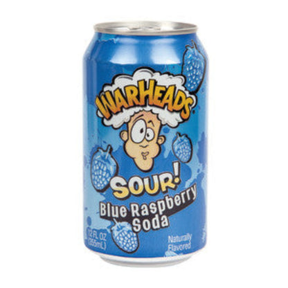 Warheads Soda Pop Blue Raspberry 12oz- 12ct