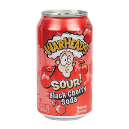 Warheads Soda Pop Black Cherry 12oz - 12ct