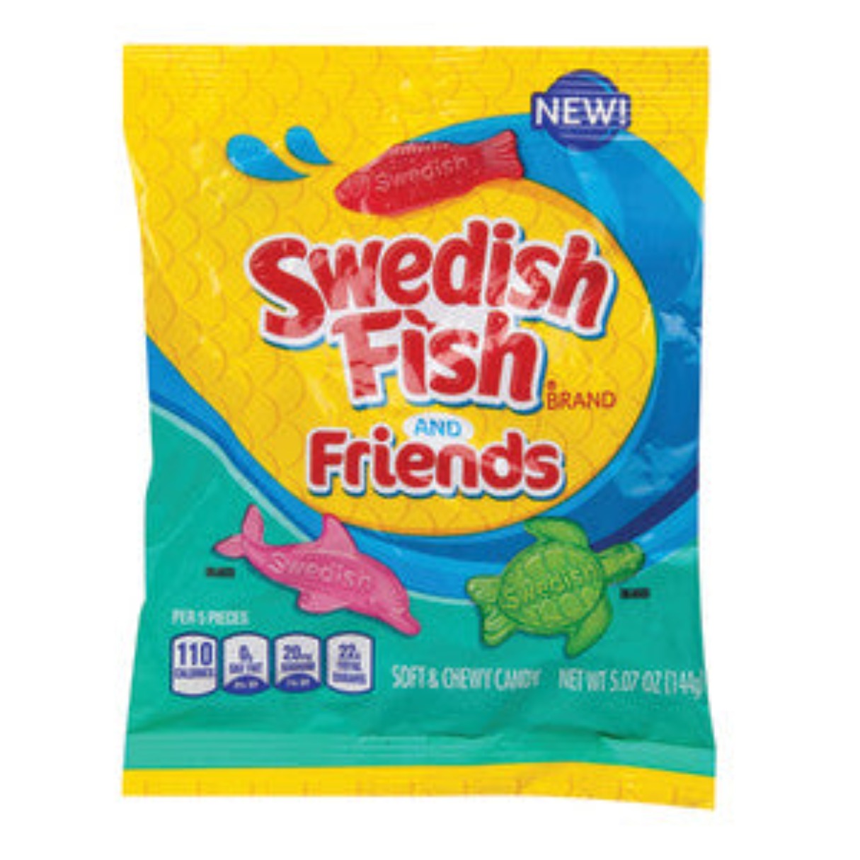 Swedish Fish & Friends 5.07oz - 12ct