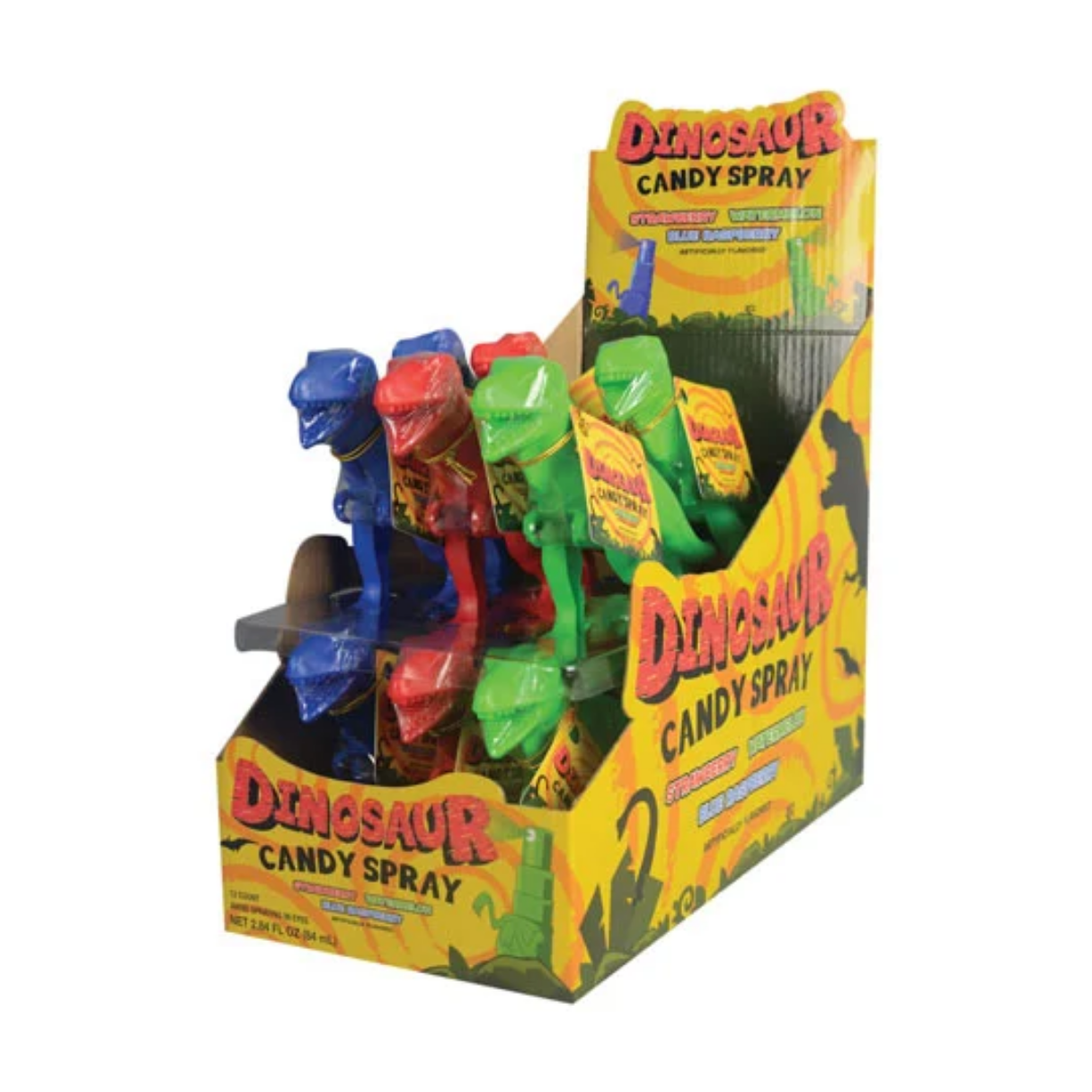 Koko's Pop Dinosaur Candy Spray .23oz - 12ct