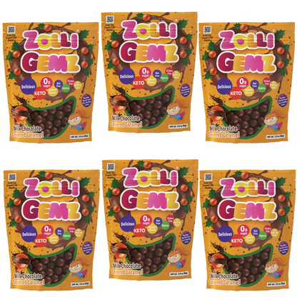 Zolli Milk Chocolate Gemz 3oz - 24ct