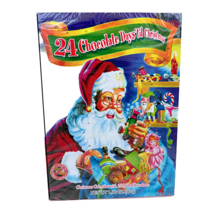 Albert's Advent Calendar With Chocolate 1.76oz - 24ct