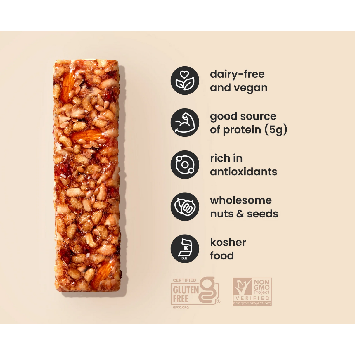 Liberty Orchards Cherry Almond Crunch Carton 1.4oz - 9/12ct