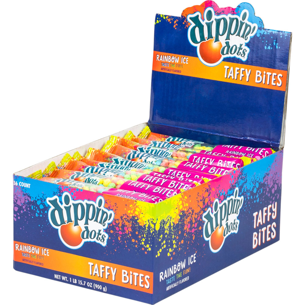 Koko's Dippin’ Dots Taffy Bites Candy Bags .88oz - 6/36ct