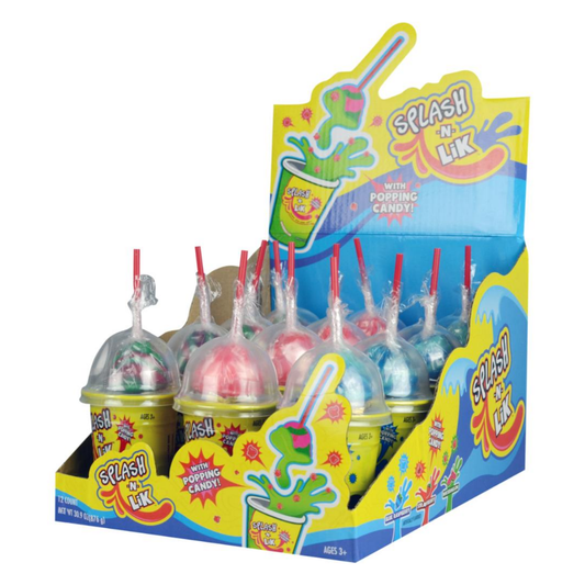 Koko's Splash-N-Lik with Popping Candy 2.57oz - 12ct