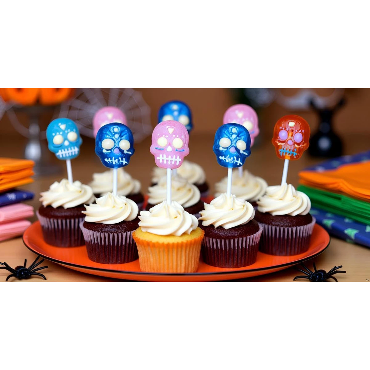 Mini Sugar Skull Lollipops - 10.16oz 24ct