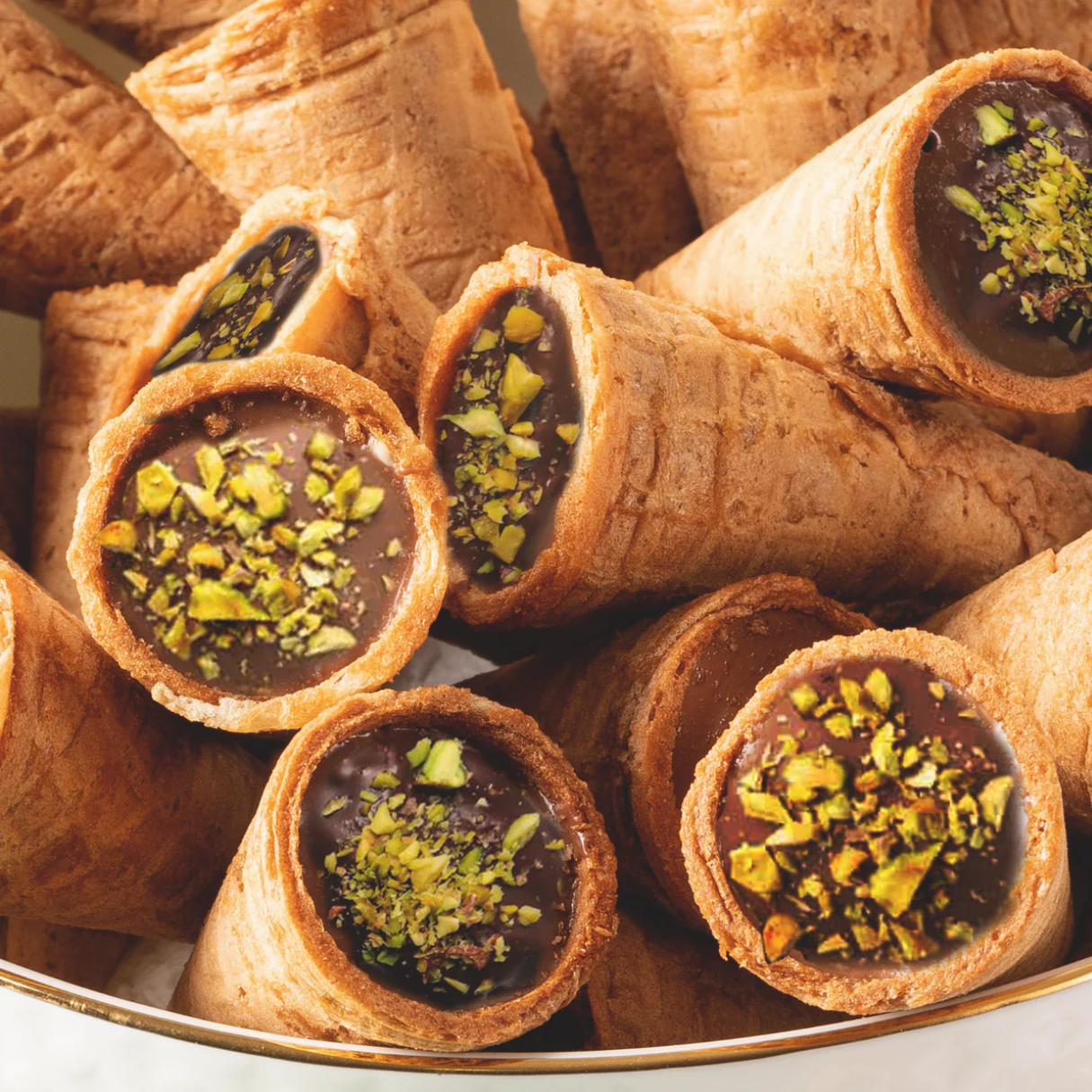 Dubai Chocolate Mini Cones 4.7oz - 12ct