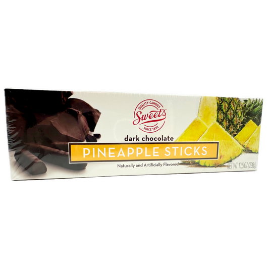 Sweet's Dark Chocolate Pineapple Sticks 10.5oz - 6ct
