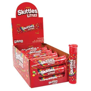 Skittles Littles Chewy Candy Mega Tube 1.9oz - 24ct