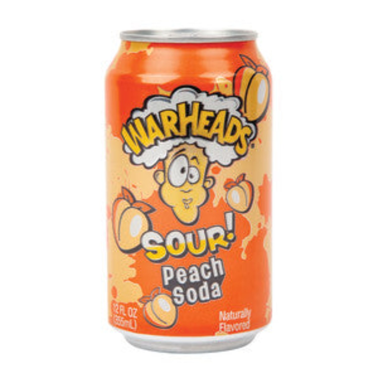 Warheads Soda Pop Sour Peach 12oz -12ct
