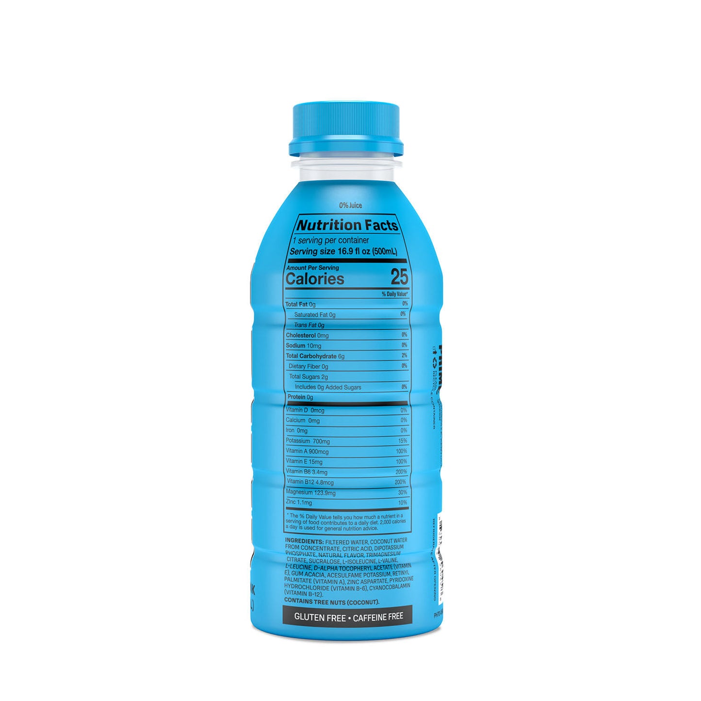 Prime Hydration Drink Blue Raspberry 16.9oz - 12ct