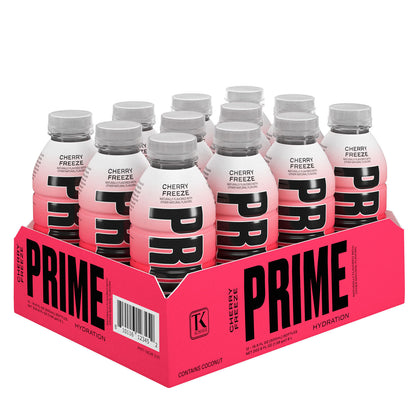 Prime Hydration Drink Cherry Freeze 16.9oz - 12ct