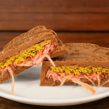 Labudabu Angel Hair Dubai Chocolate Bar - Pink Cotton Candy 2.65oz - 11ct