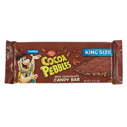Frankford Cocoa Pebbles King Size Candy Bar 2.75oz - 18ct