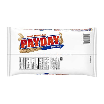 PayDay Snack Size Candy Bars Bag 11.6oz - 6ct