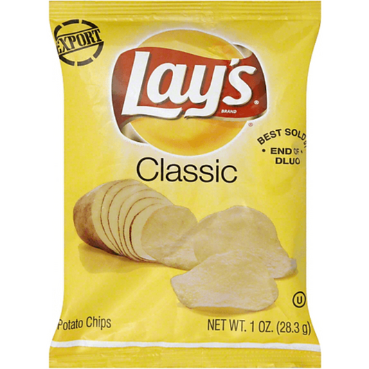 Lays Classic Chips 1oz - 50ct