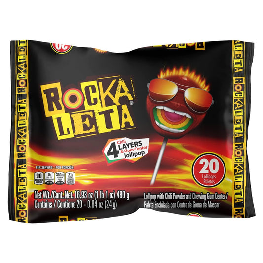 Sonrics Rocka Leta Lollipops 0.84oz - 20ct