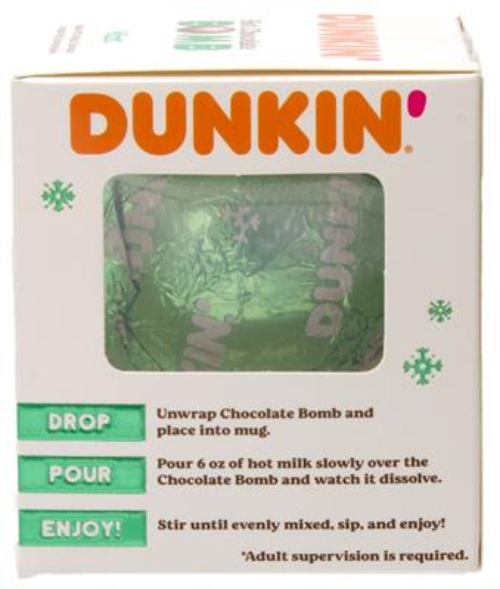 Frankford Dunkin Mint Hot Chocolate Bomb 1.6oz - 12ct