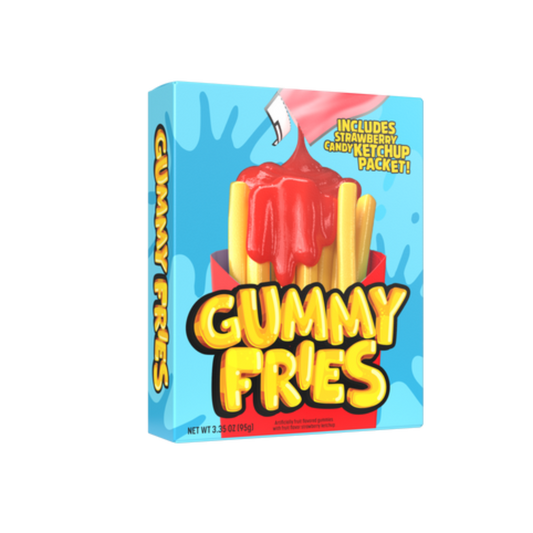 Gummy Fries with Strawberry Ketchup 3.35oz - 12ct