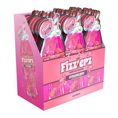 Fizzlers Strawberry Candy .35oz - 48ct