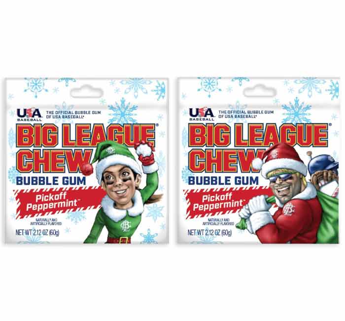 Big League Chew Pickoff Peppermint Gum 2.12oz - 12ct