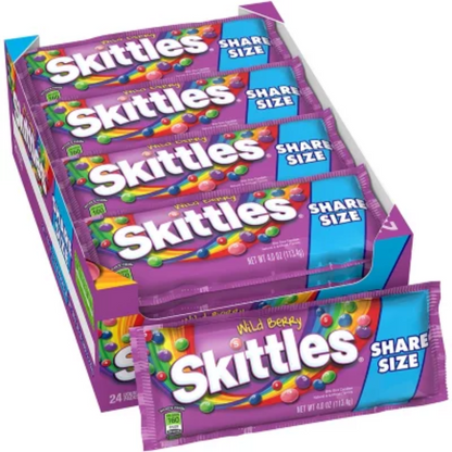 Skittles Wild Berry Share Size 4oz - 24ct