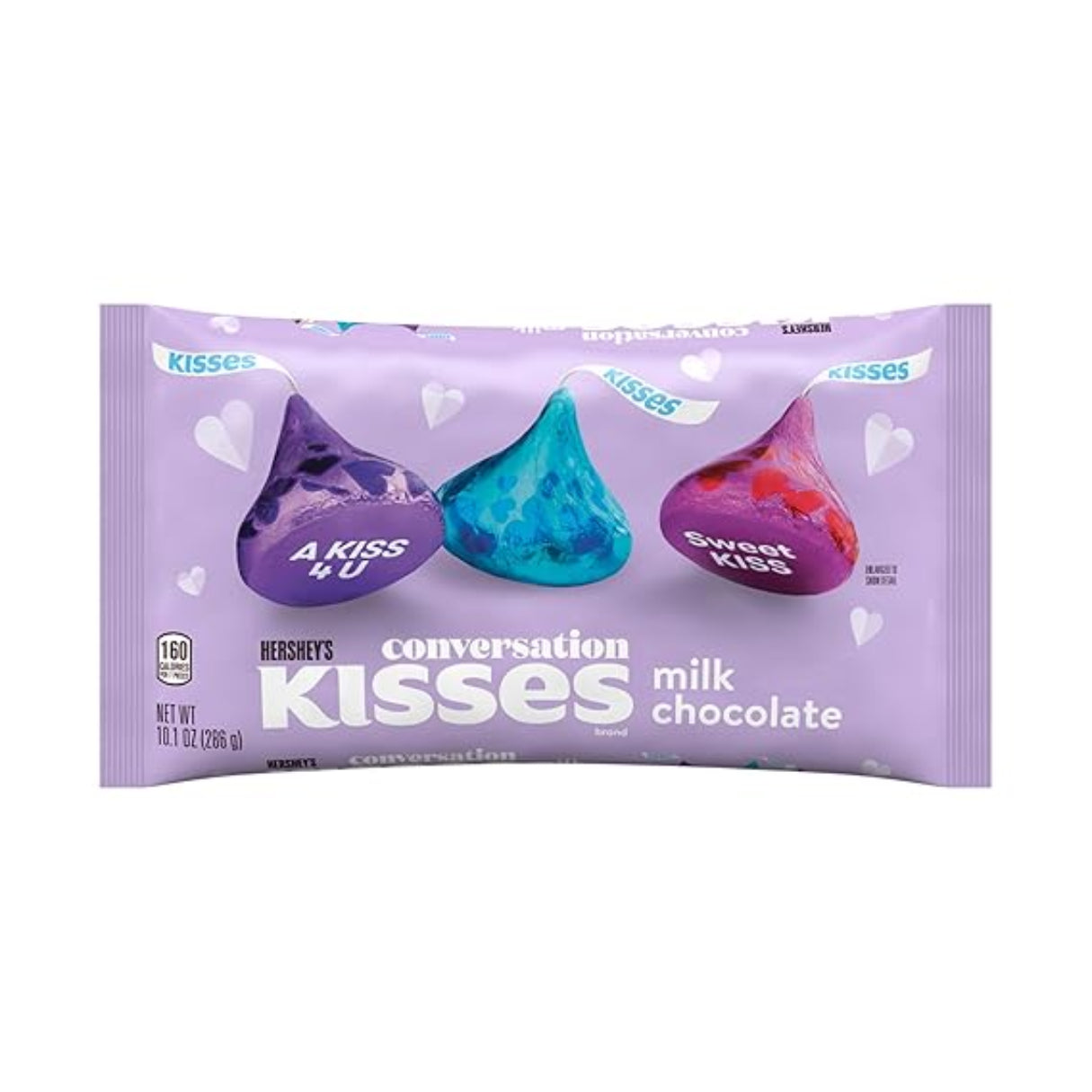 Hershey's Kiss Conversation Heart 10.1oz - 6ct