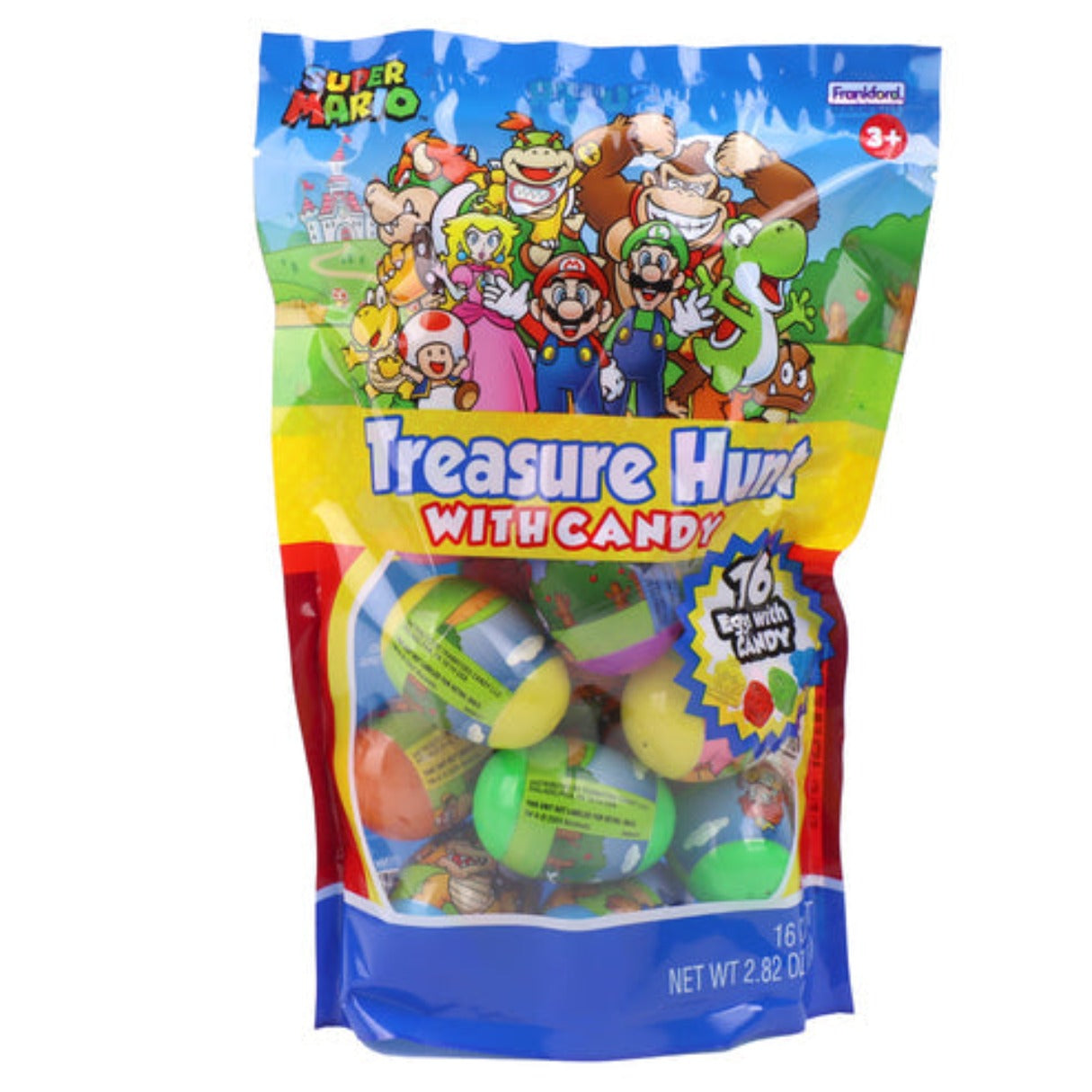 Frankford Super Mario Egg Hunt Candy 2.82oz -6ct