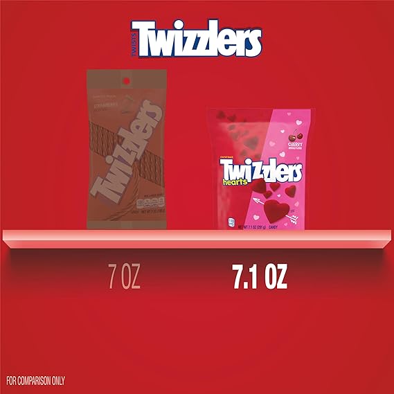 Twizzlers Hearts 7.1oz - 12ct