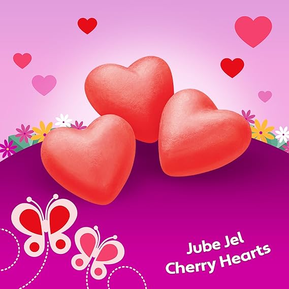 Brach's Cherry Jelly Hearts Bag 12oz - 12ct