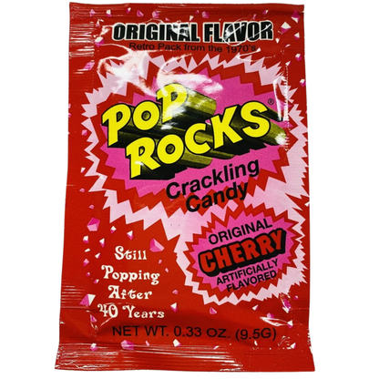 Pop Rocks Cherry Popping Candy .33oz 24ct